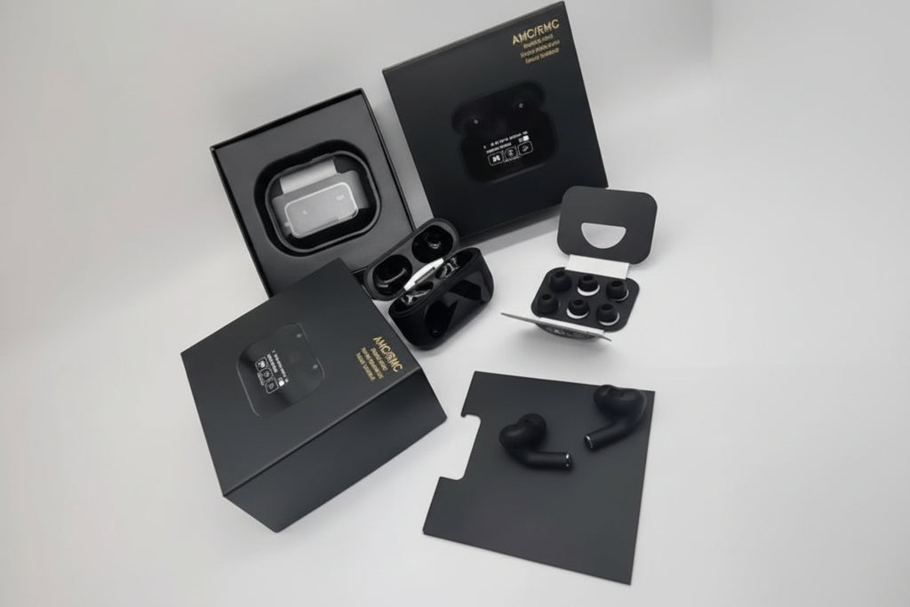 A9 (Pro) LCD Earbuds with screen Black