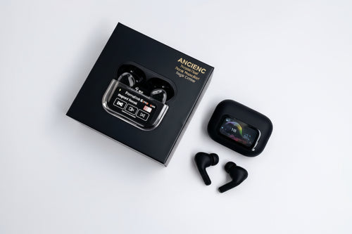 A9 (Pro) LCD Earbuds with screen Black